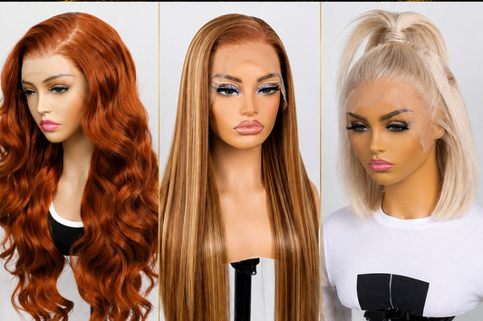3pc luxury business wig color combo