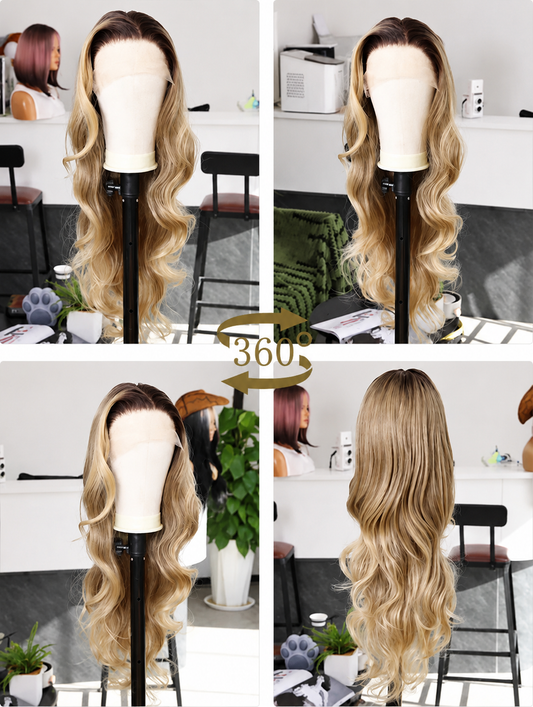 Beyonce Bombshell Wig(human blend)