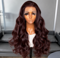 Long Body Wave Glueless Kanekalon Wig(human blend)