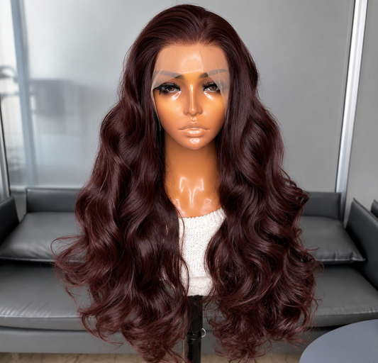 Long Body Wave Glueless Kanekalon Wig(human blend)